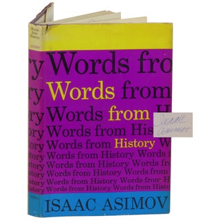 Item No: #537 Words from History. Isaac Asimov
