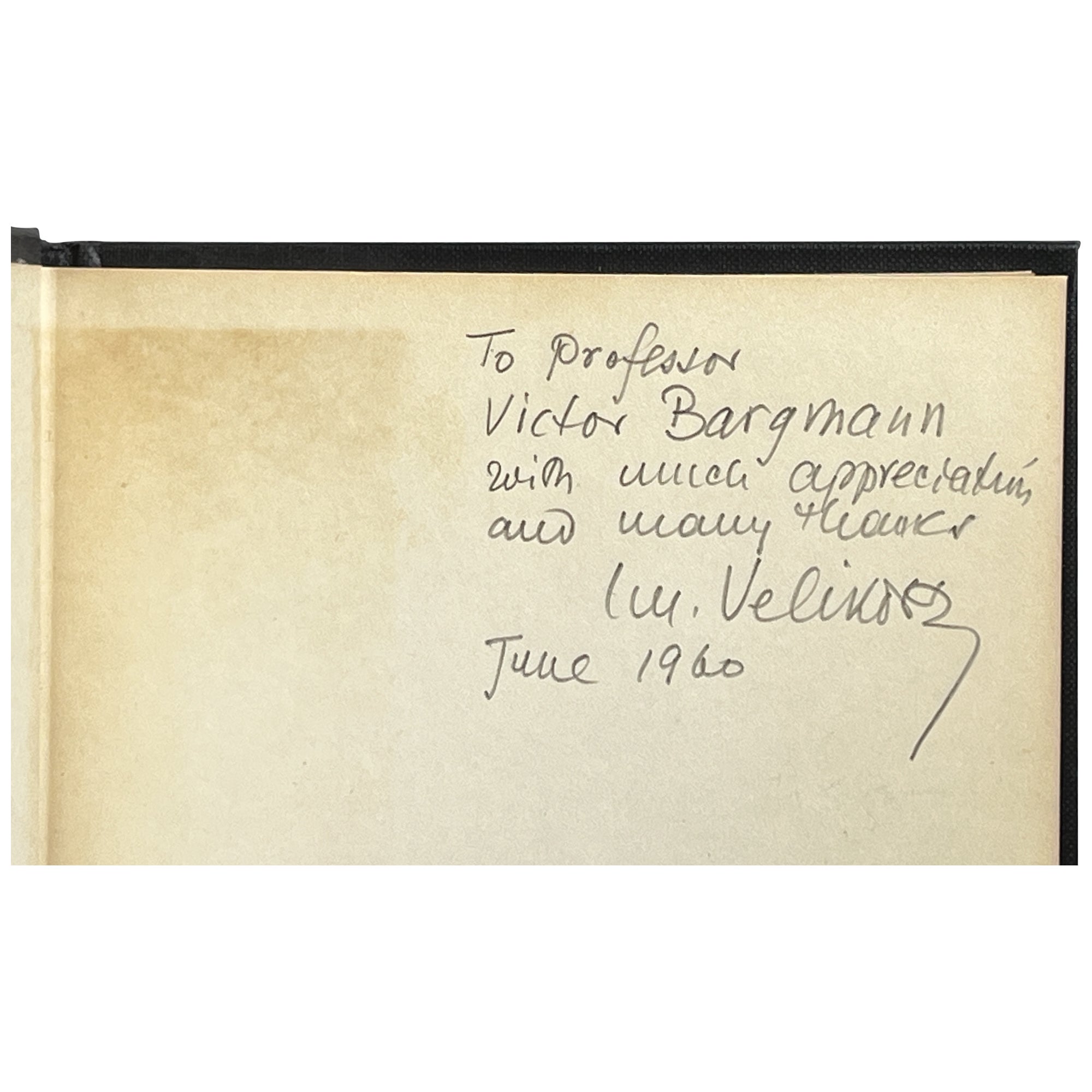 Earth In Upheaval | Immanuel Velikovsky | First Edition