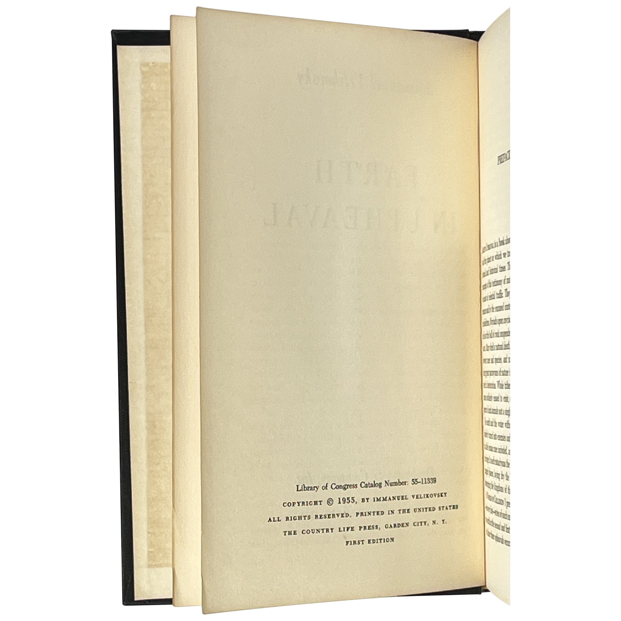 Earth In Upheaval | Immanuel Velikovsky | First Edition