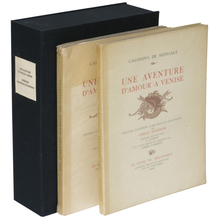Item No: #6008 Une aventure d'amour a Venise. Gerda Wegener, Giacomo Casanova de Seingalt, illustrated by.