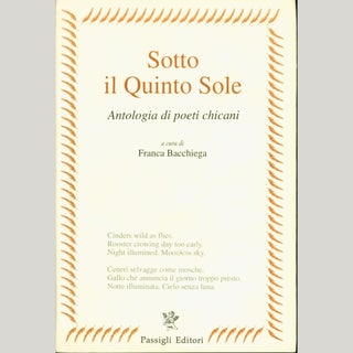Item No: #613 Sotto il quinto sole: Antologia di poeti chicani. Franca Bacchiega