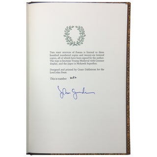 Poems [One of 300 Signed]