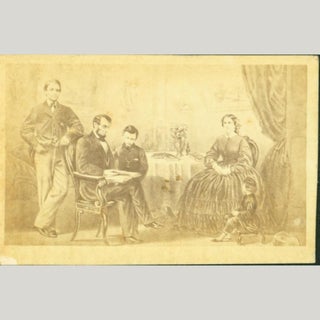 Item No: #84 Lincoln Family CDV [Robert, Abraham, Willie, Mary, Tad