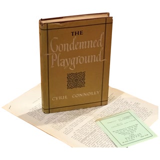 Item No: #9012 The Condemned Playground: Essays 1927-1944 [Review copy]. Cyril...